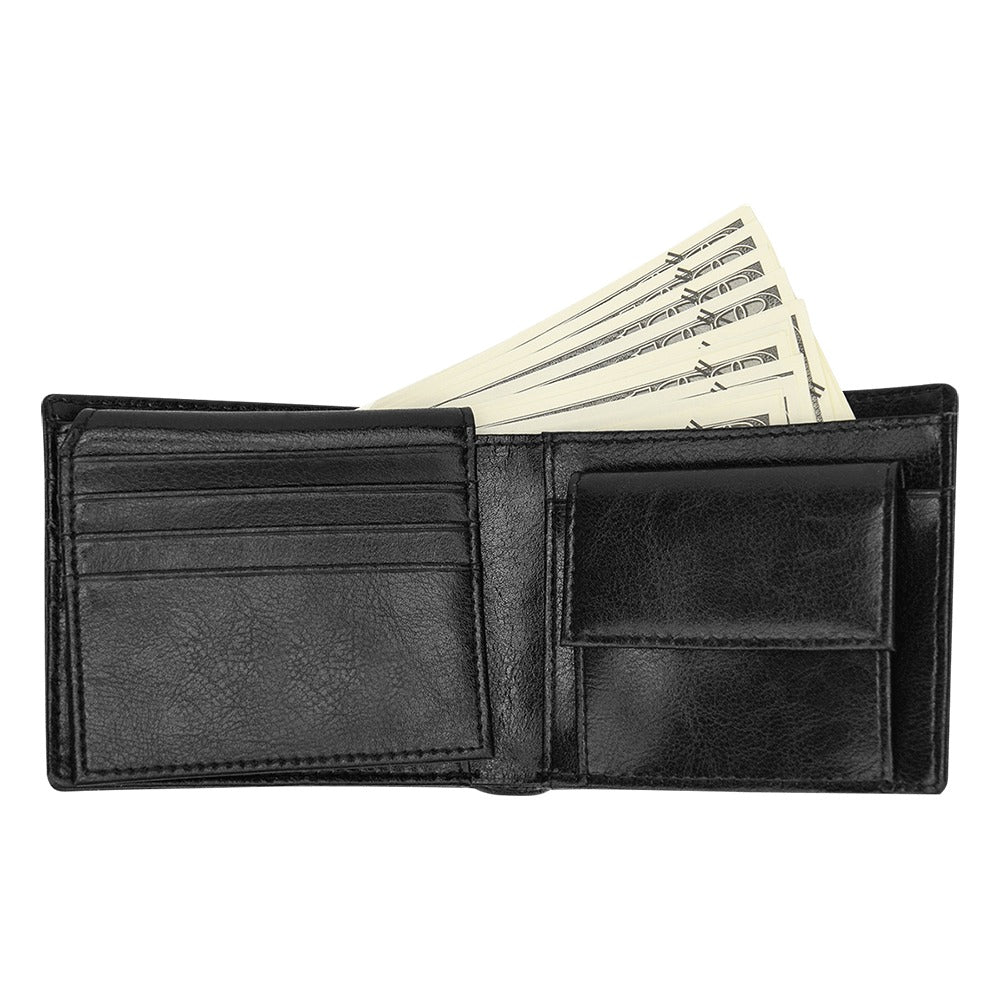 Neon Retro 90s Pattern Bifold Wallet with Coin Pocket