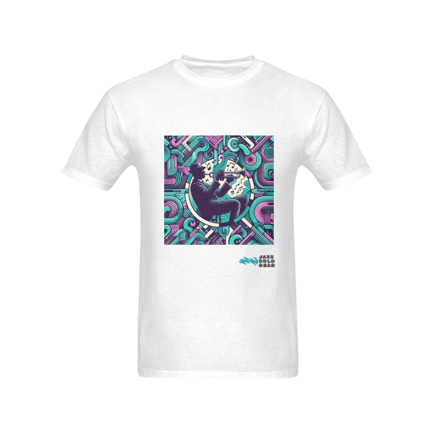 Literal Jazz Soloist 90s Jazz Solo Pattern Men's T-Shirt