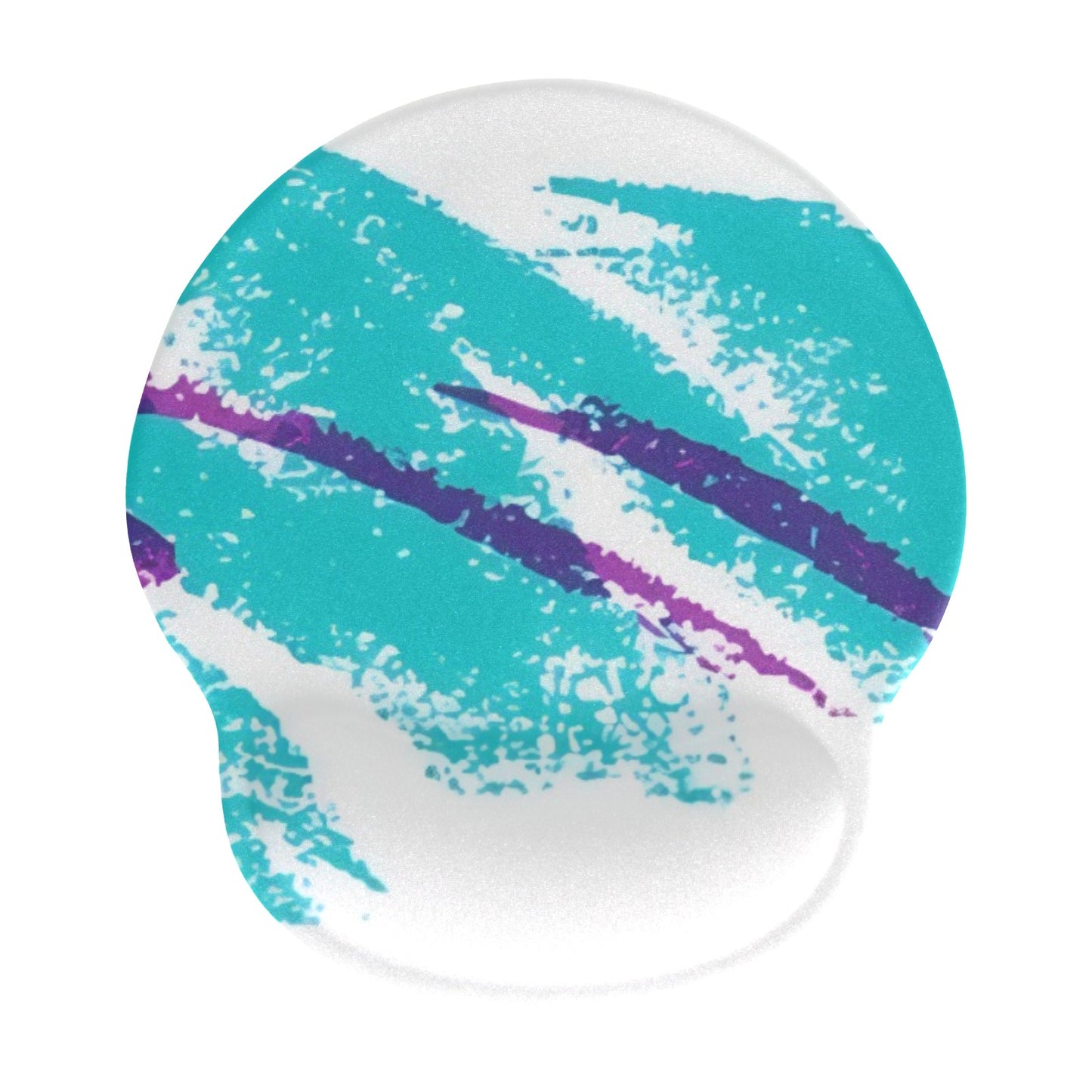 90s Jazz Solo Paper Cup Pattern Mousepad with Wrist Rest