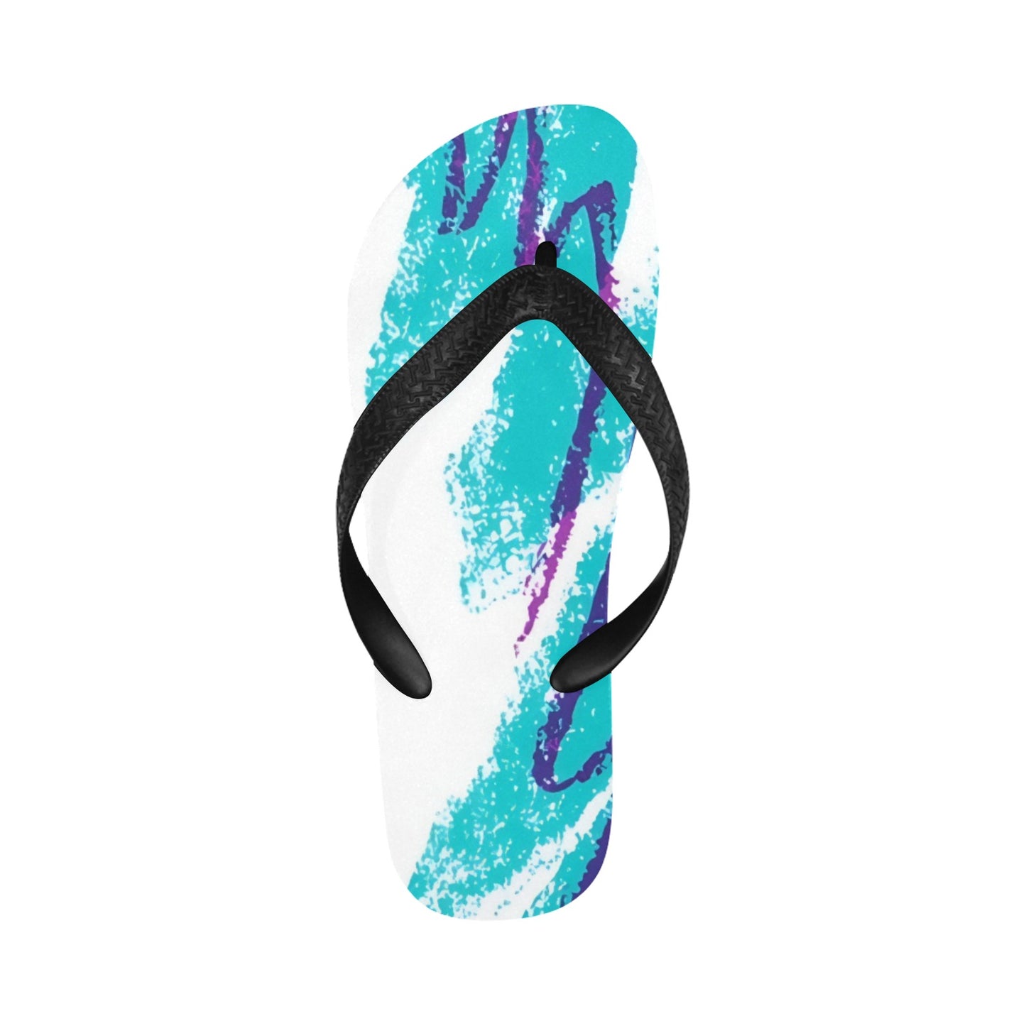 90s Jazz Solo Paper Cup Pattern Flip Flops (For both Men and Women)