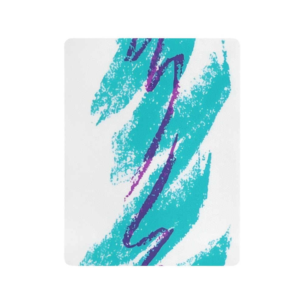 90s Jazz Solo Paper Cup Pattern Mousepad 18"x14"