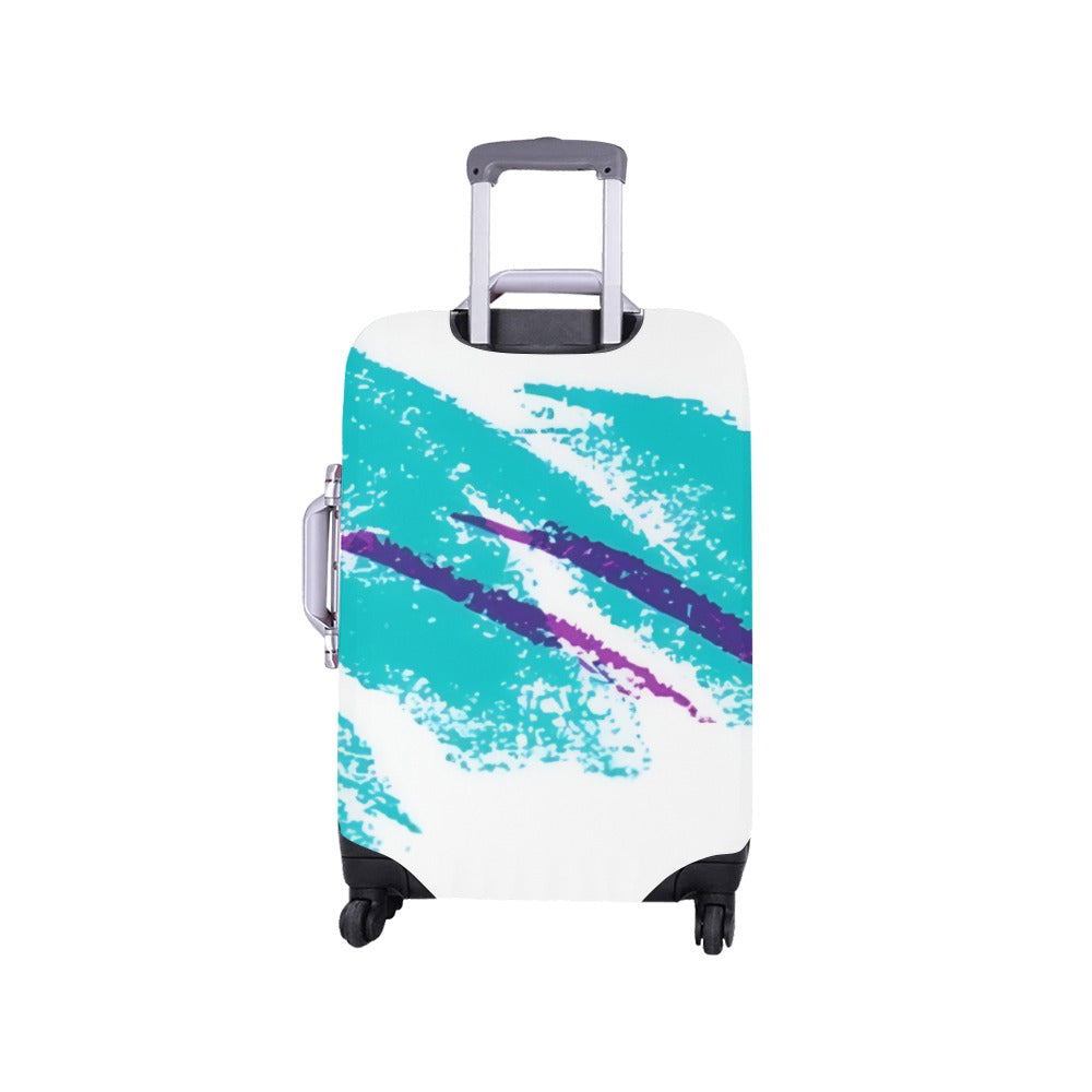 90s Jazz Solo Paper Cup Pattern Luggage Cover (18"-21") (Small)