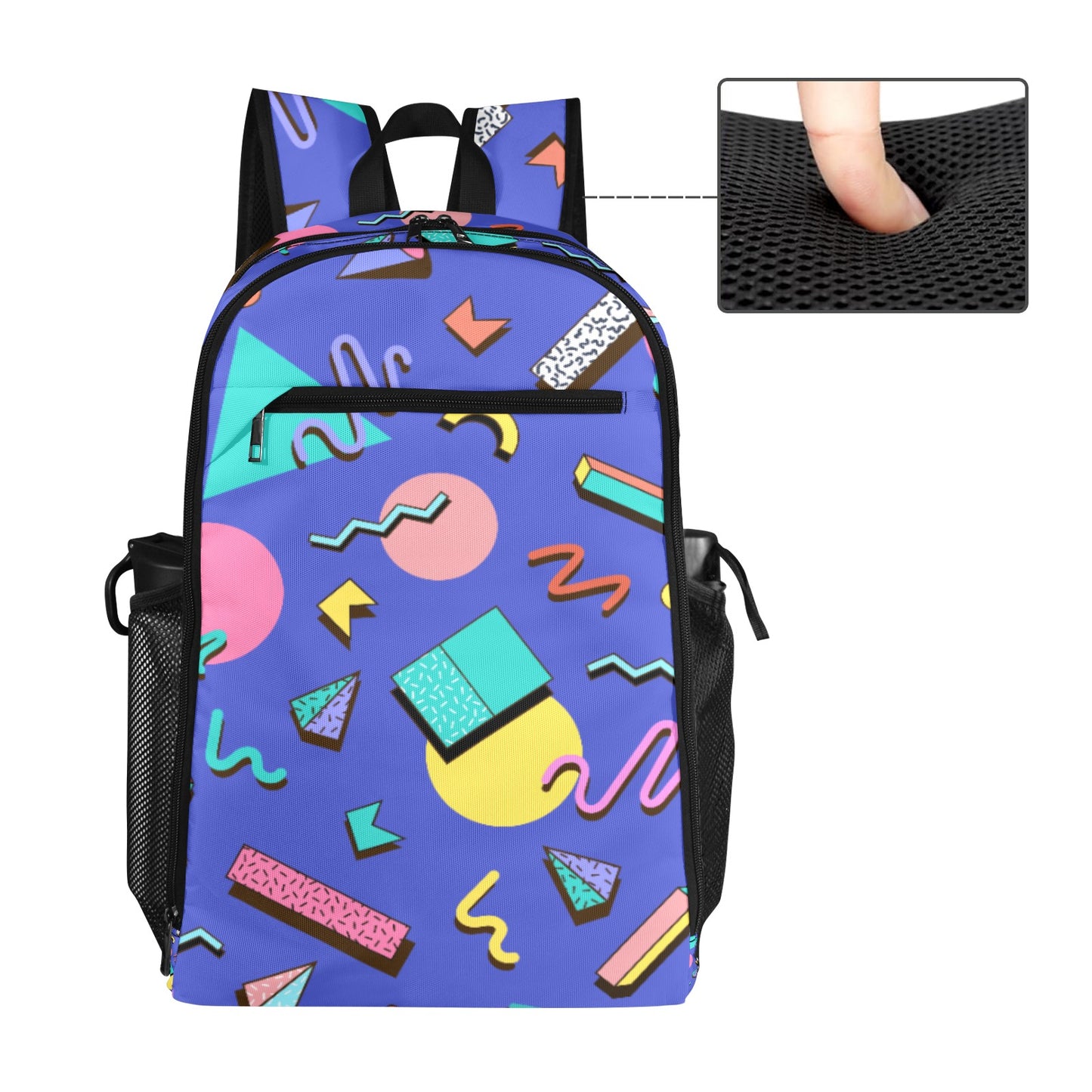 Nostalgic 90s Aesthetic Design All Over Print Leisure Sports Backpack