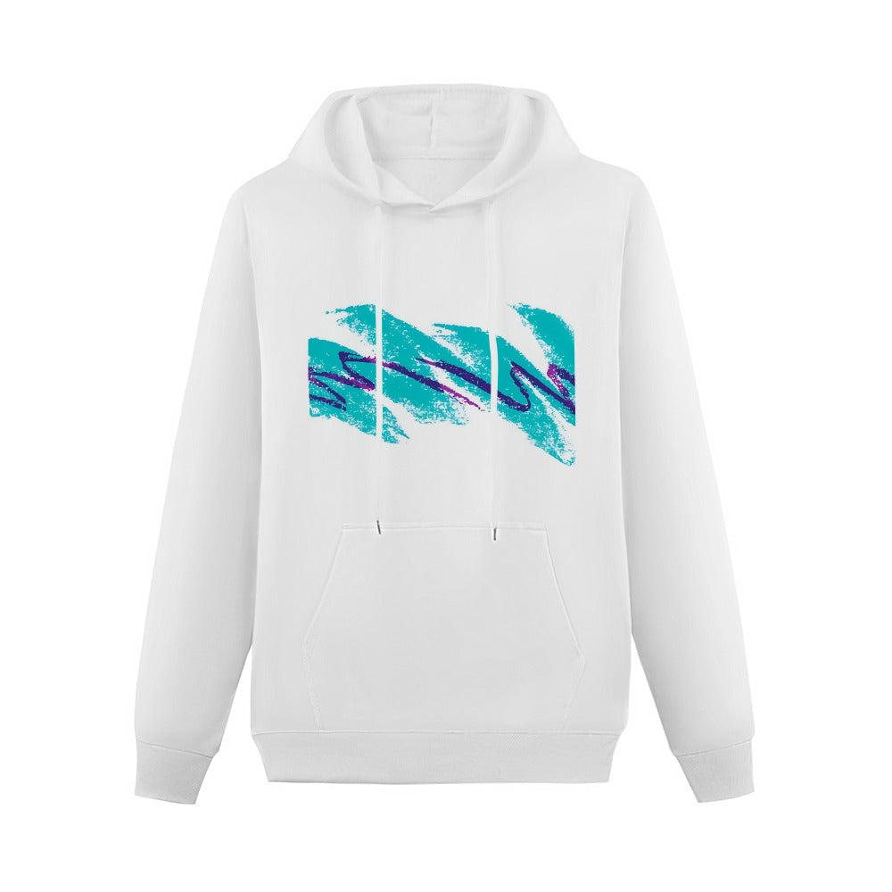 90s Jazz Solo Paper Cup Pattern Men's Hooded Sweatshirt