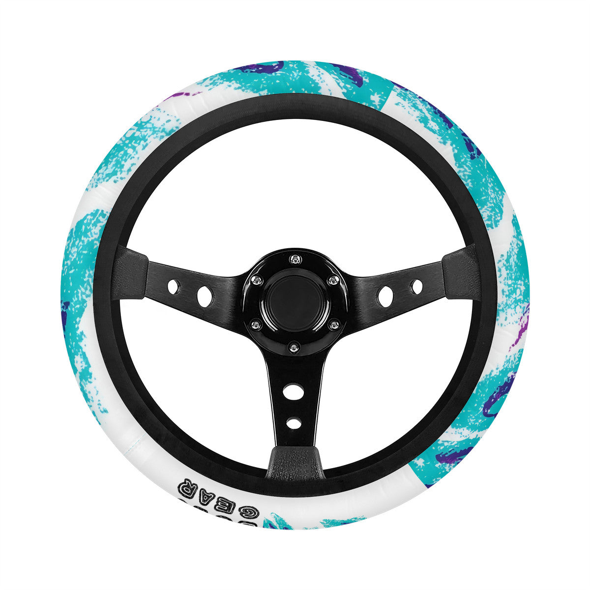 90 Jazz Solo Cup Pattern Car Steering Wheel Cover