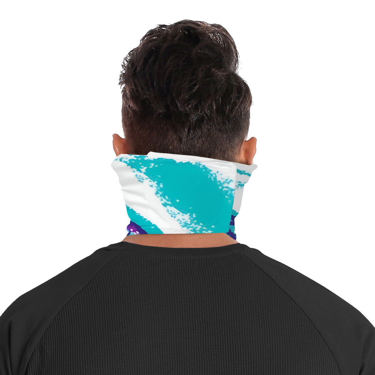 90s Jazz Solo Cup Pattern Printed Snood Scarf/Bandana