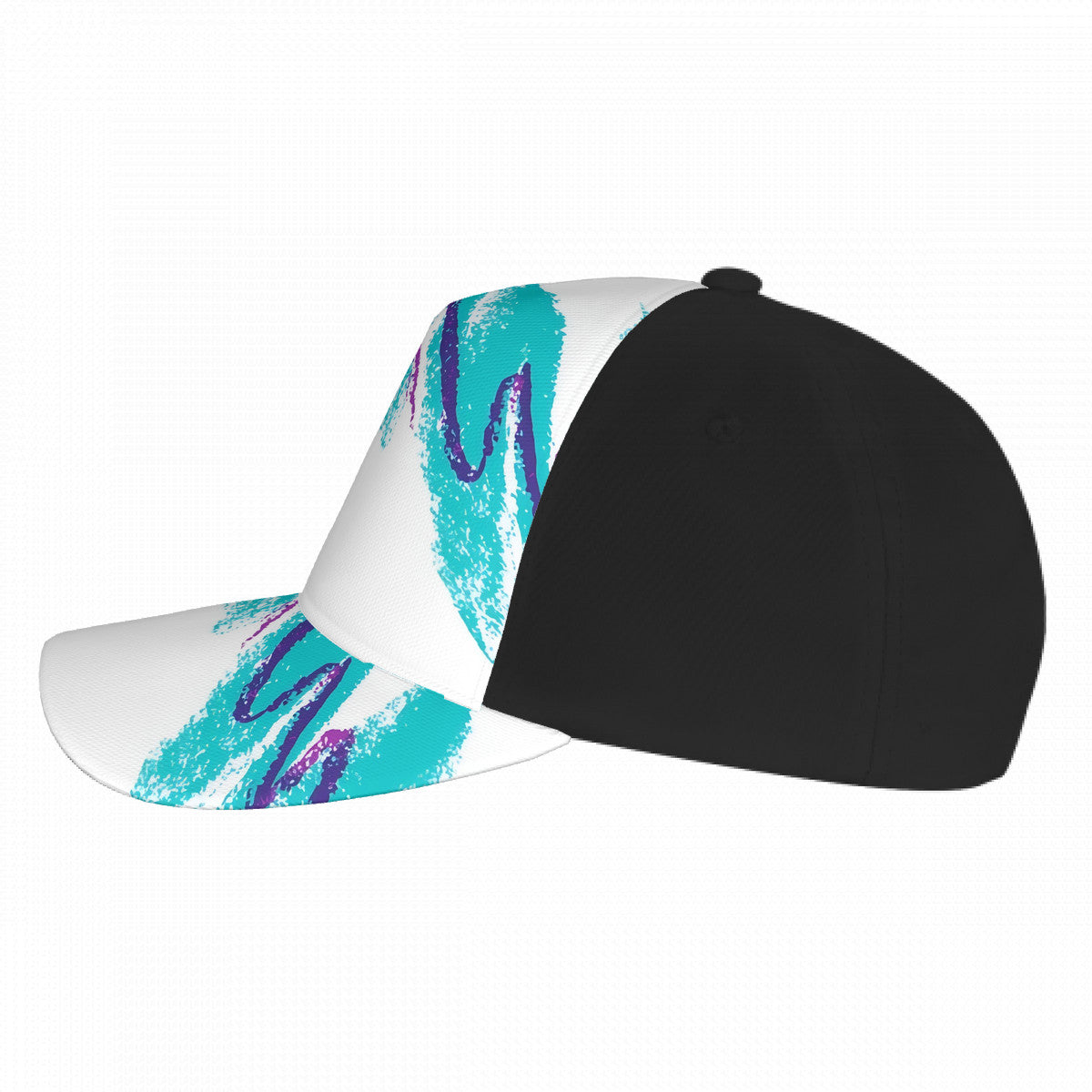 90s Jazz Solo Cup Pattern Curved Brim Baseball Cap