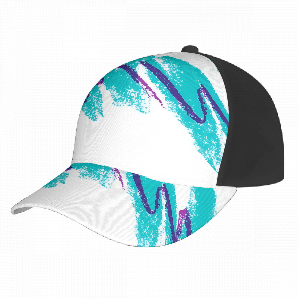 90s Jazz Solo Cup Pattern Curved Brim Baseball Cap