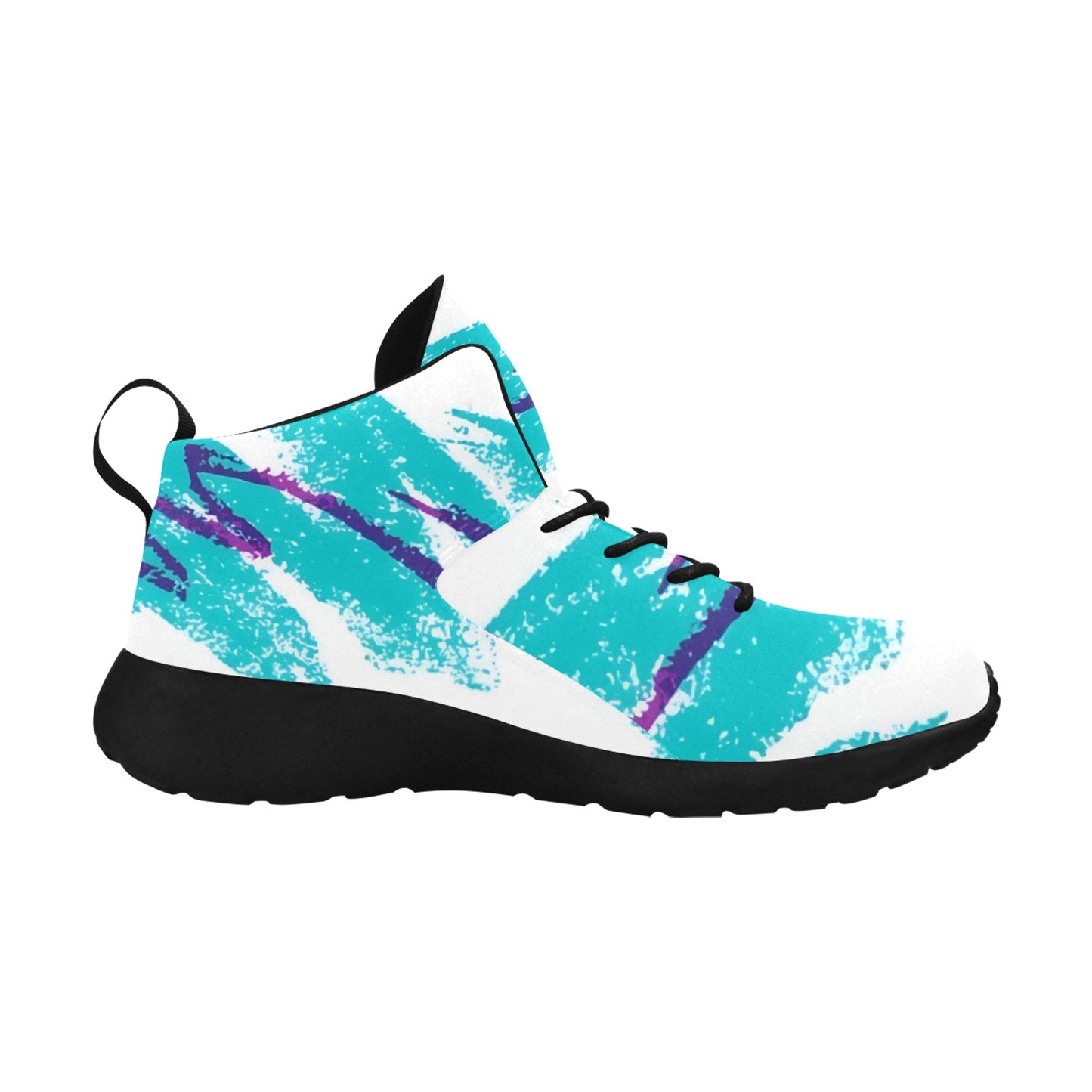 90s Jazz Solo Paper Cup Pattern Women's Basketball Shoes