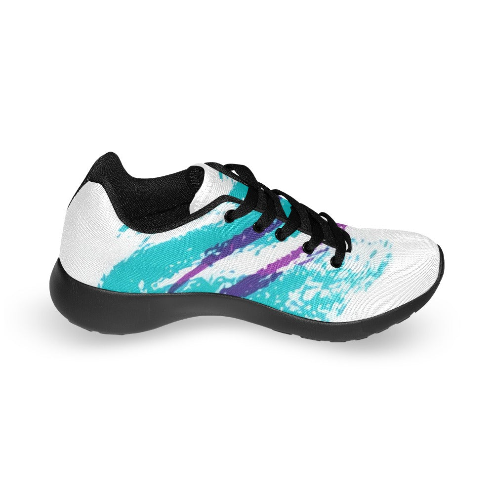 90s Jazz Solo Paper Cup Pattern Women's Sneakers