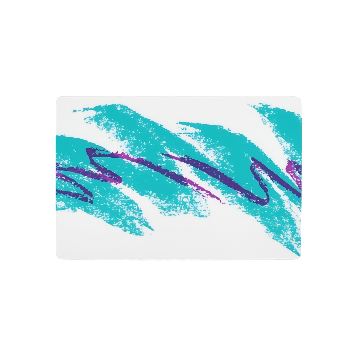 90s Jazz Solo Paper Cup Pattern Rectangle Mousepad 23.6"x16"