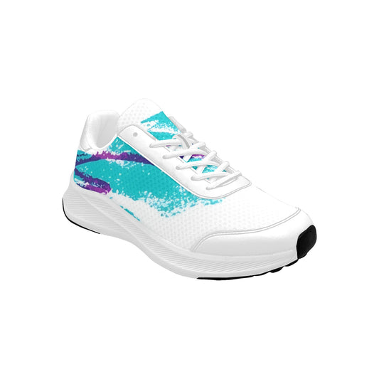 90s Jazz Solo Paper Cup Pattern Men's Mudguard Running Shoes