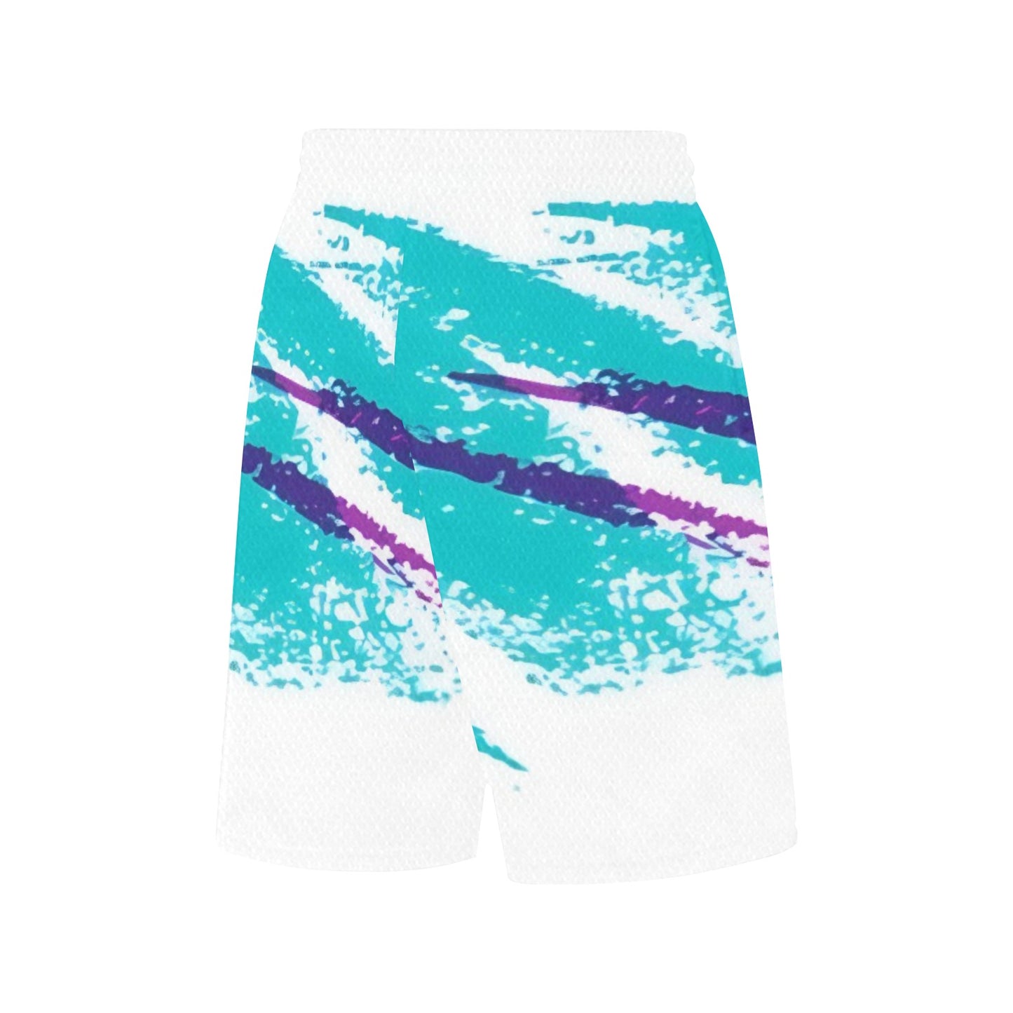 90s Jazz Solo Print All Over Print Basketball Shorts With Pockets