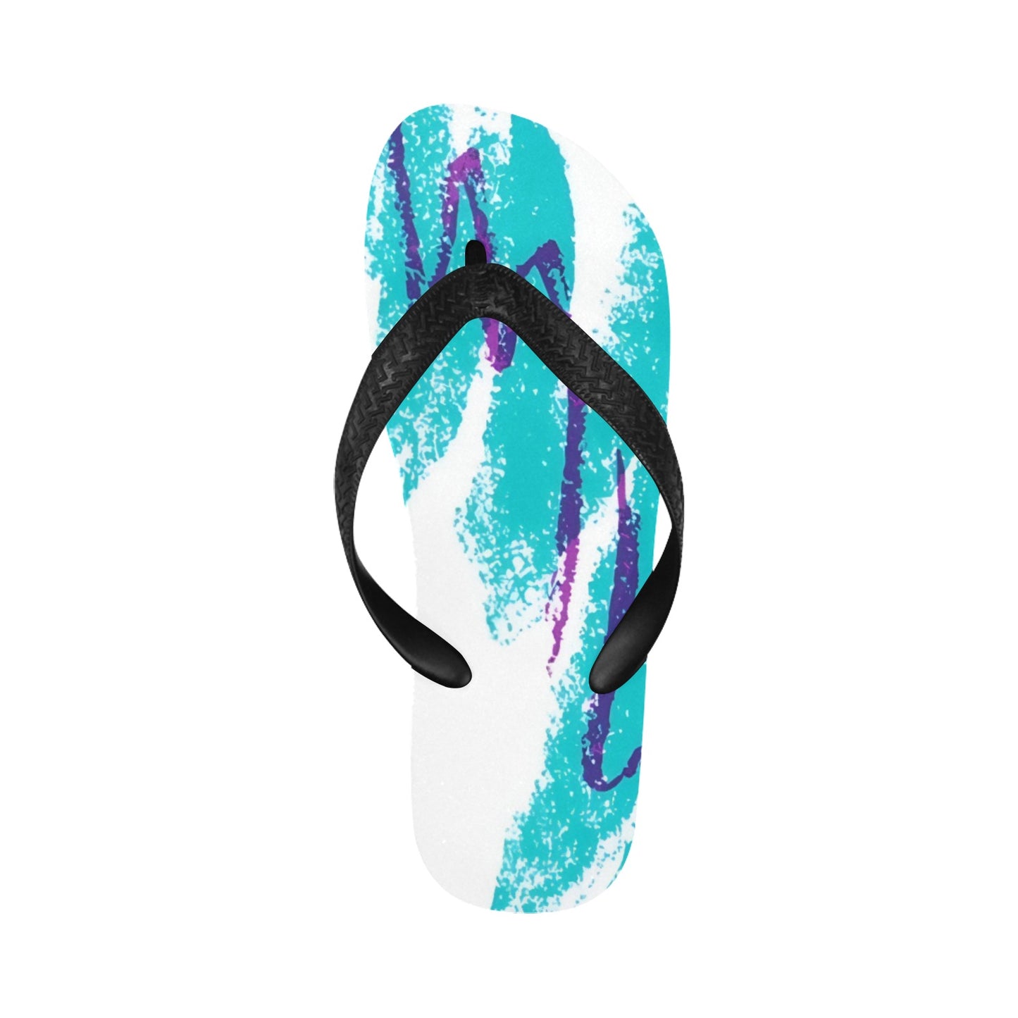 90s Jazz Solo Paper Cup Pattern Flip Flops (For both Men and Women)