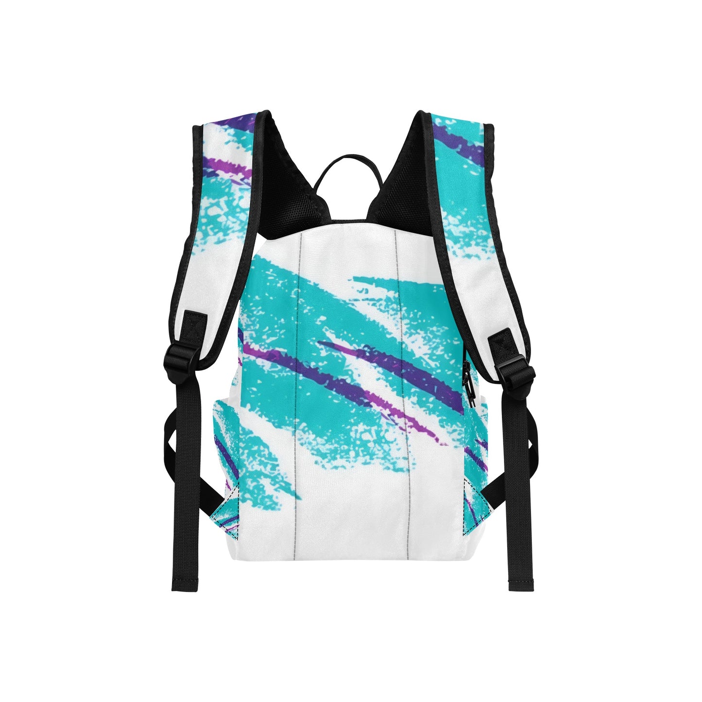 90s Jazz Solo Paper Cup Pattern Lightweight Casual Backpack