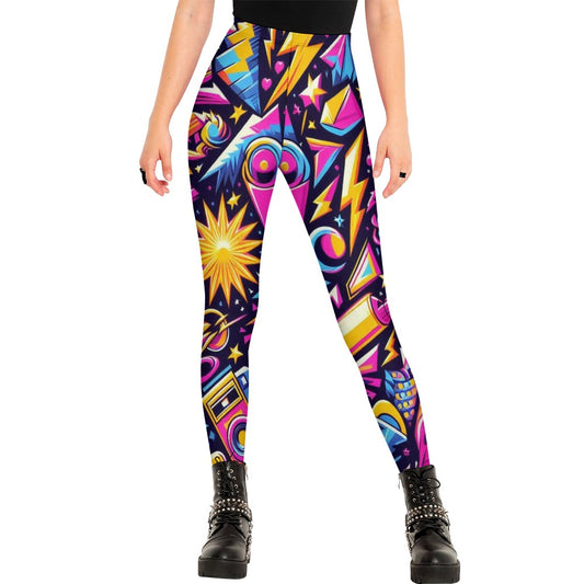 90s Sonic BOOM! High Waist Leggings