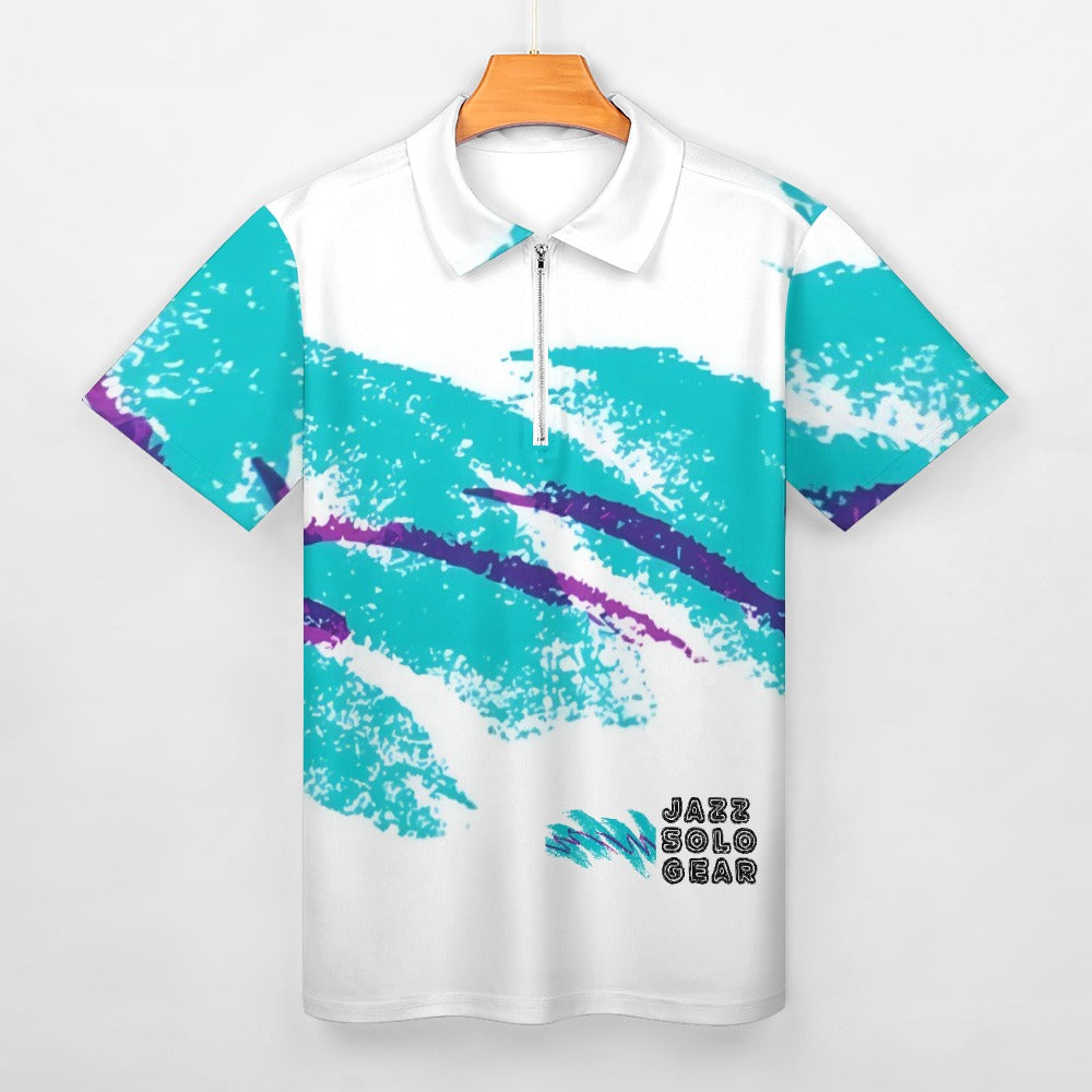 90s Jazz Solo Gear Short Sleeve Polo Shirt