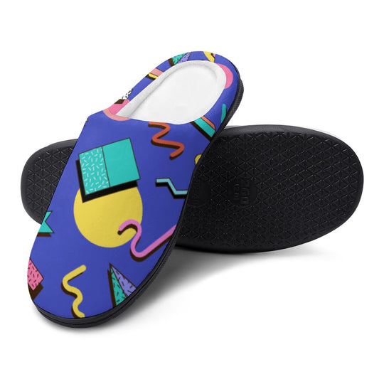 Nostalgic 90s Aesthetic Design Cotton slippers