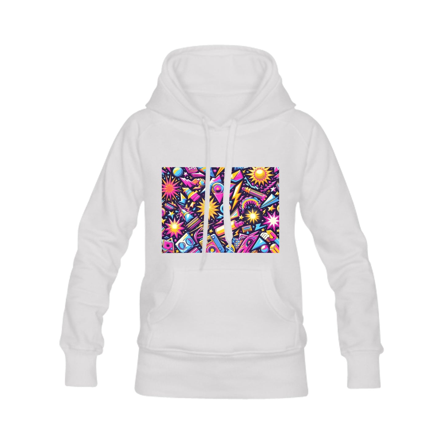 90s Sonic BOOM! Men's Classic Hoodie - Multi-Color