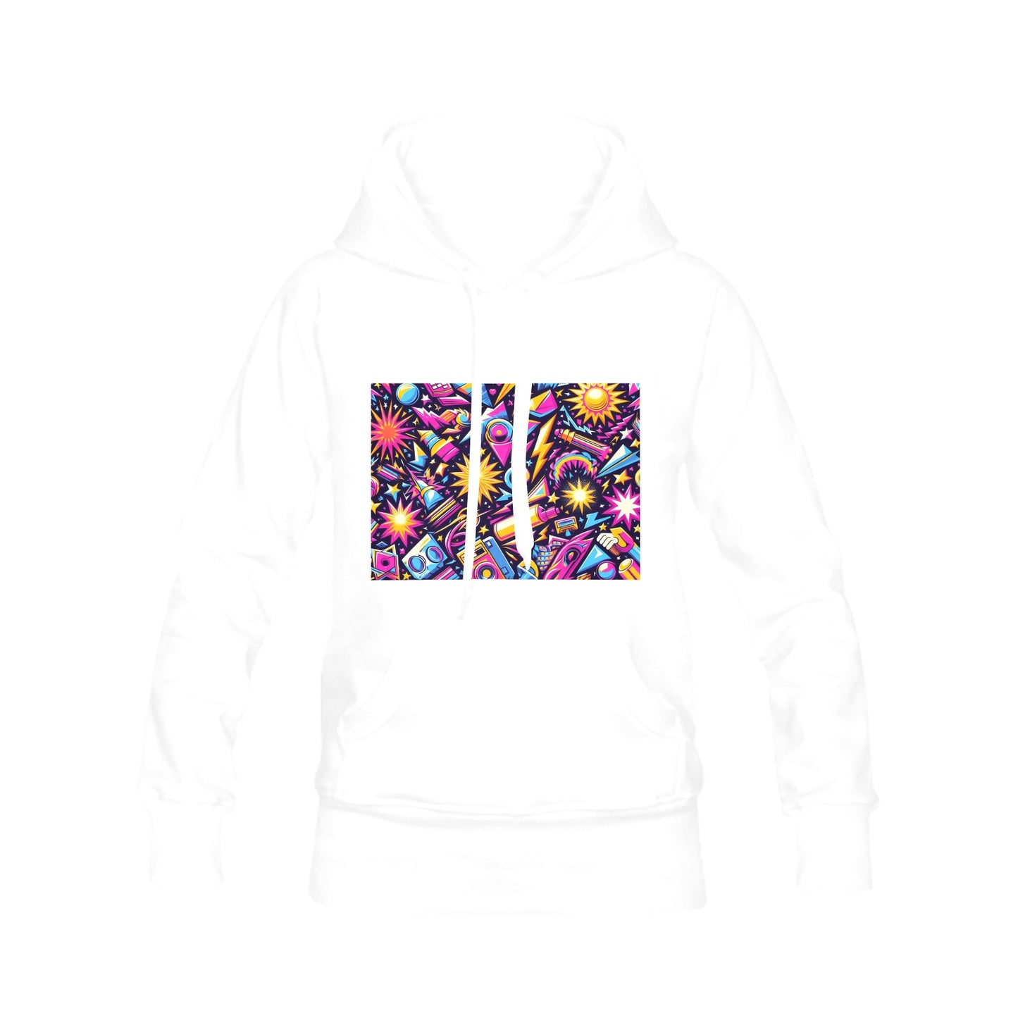 90s Sonic BOOM! Men's Classic Hoodie - Multi-Color