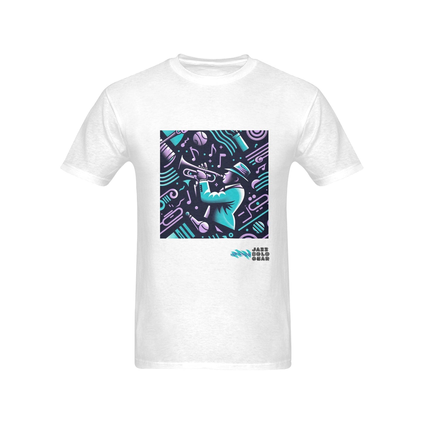 Literal Jazz Soloist 90s Jazz Solo Pattern Men's T-Shirt