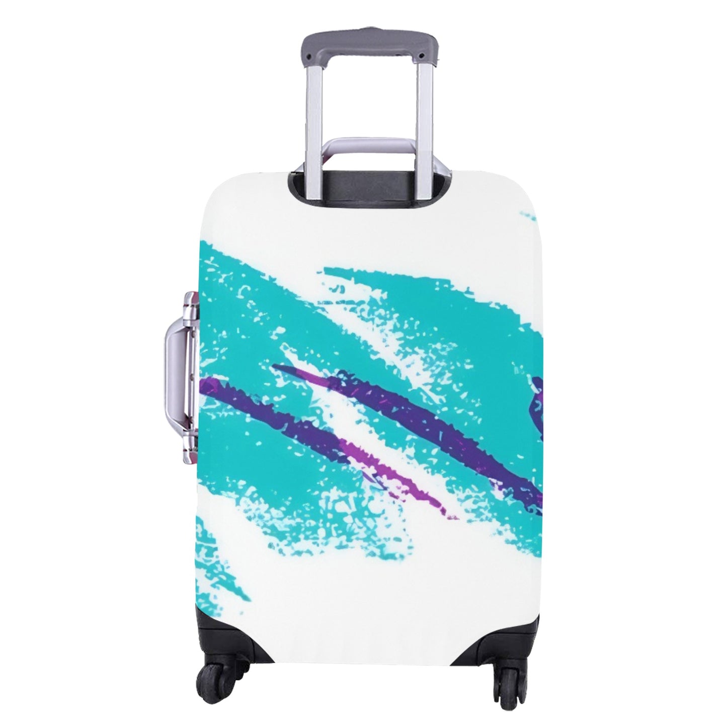 90s Jazz Solo Paper Cup Pattern Luggage Cover/Extra Large 28"-30"）