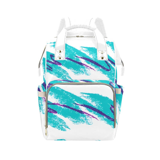 90s Jazz Solo Paper Cup Pattern Multi-Function Backpack