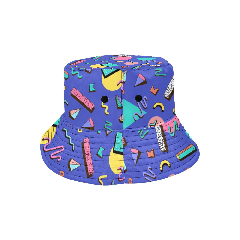 Nostalgic 90s Aesthetic Design Men's All Over Print Bucket Hat