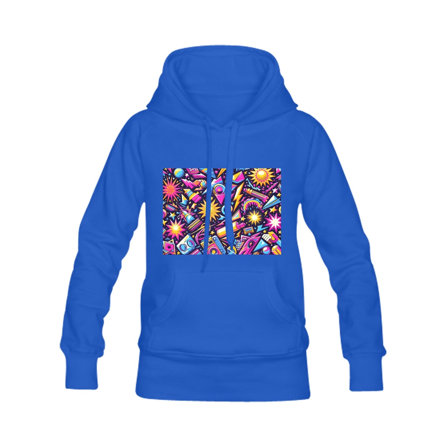 90s Sonic BOOM! Men's Classic Hoodie - Multi-Color