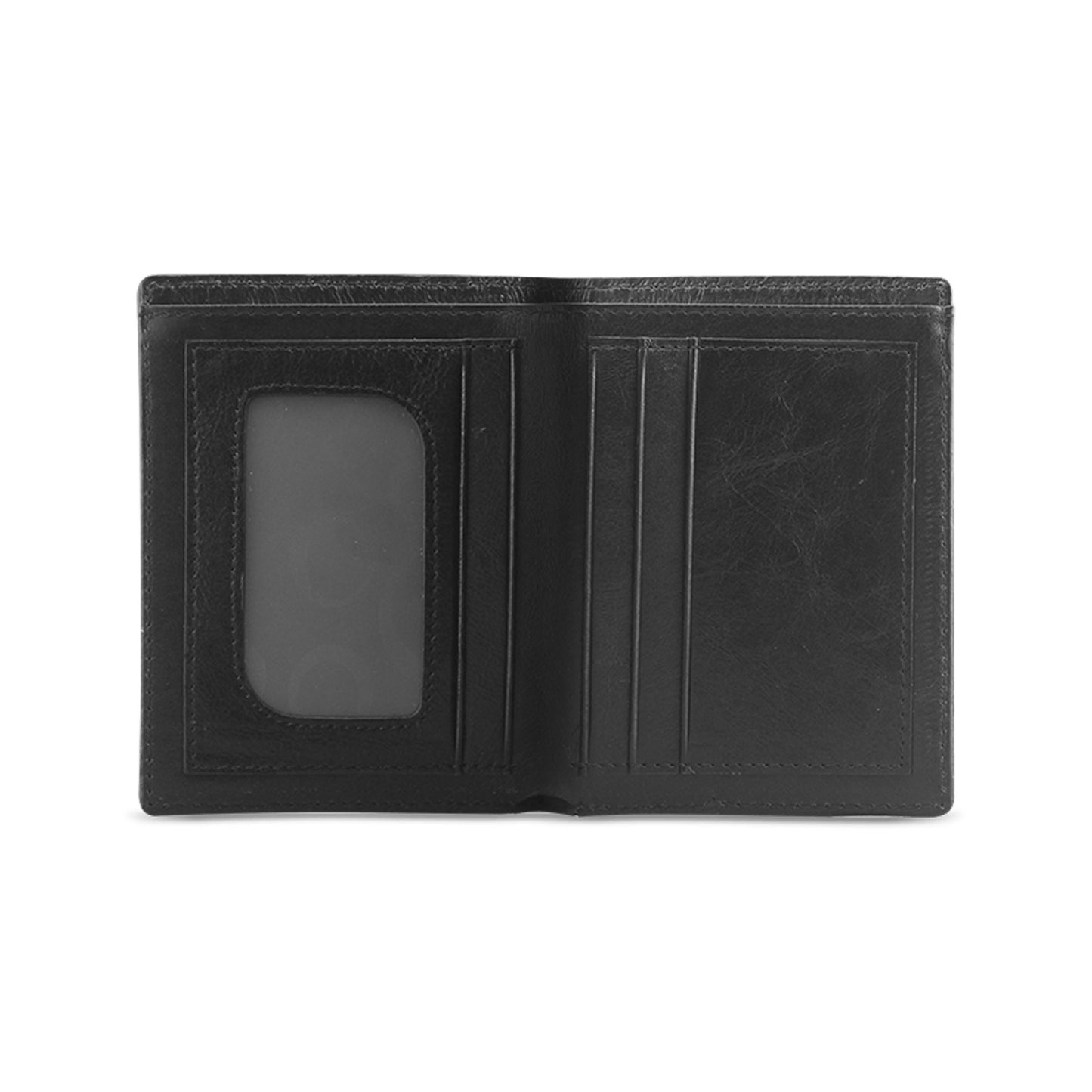 Nostalgic 90s Aesthetic Design Custom Leather Wallet