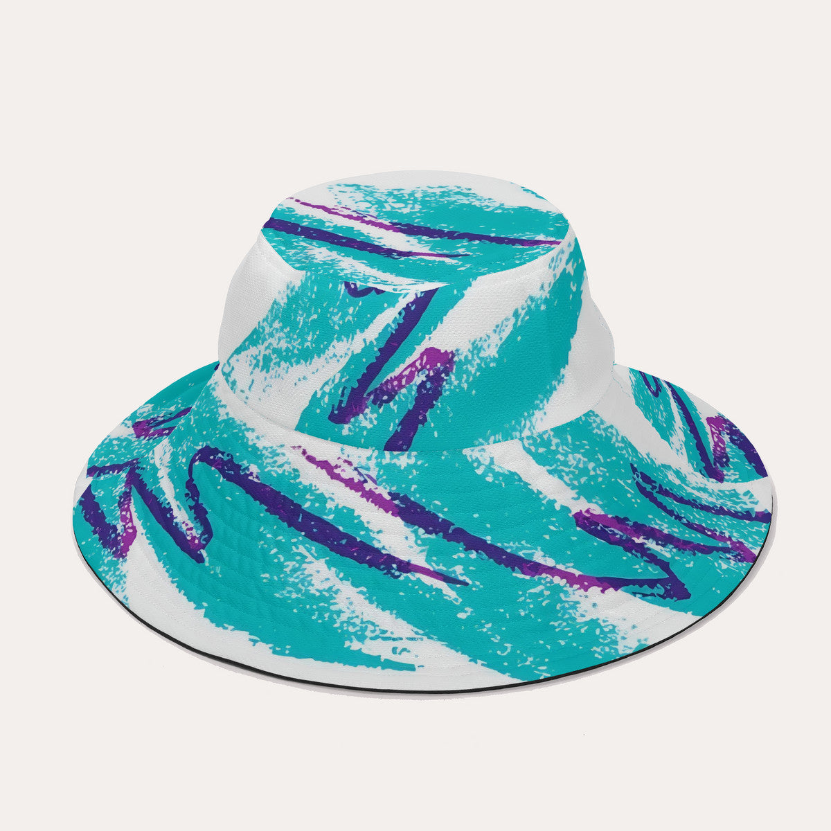 90s Jazz Solo Cup Pattern Bucket Fisherman's Hat