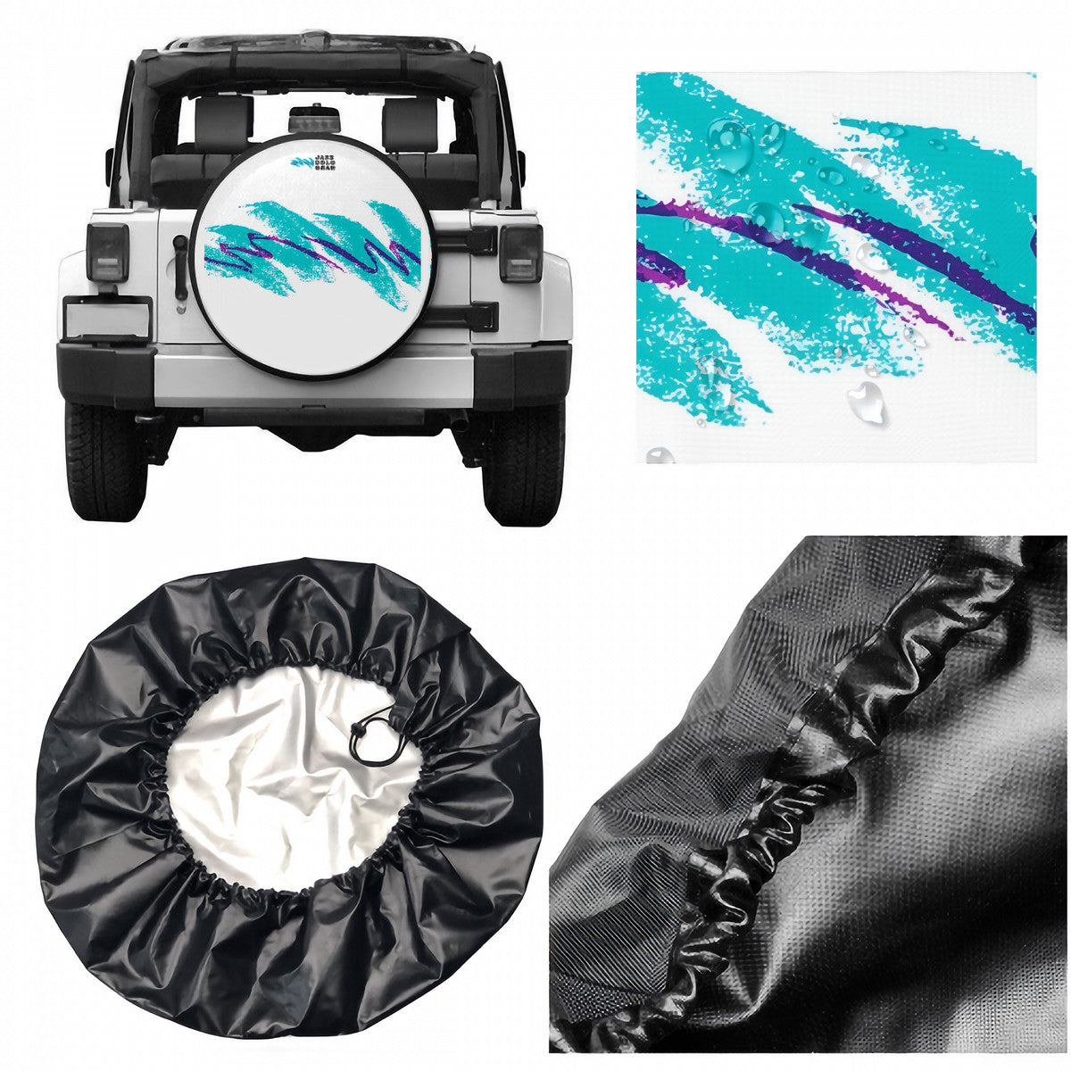 90 Jazz Solo Cup Pattern Tire cover